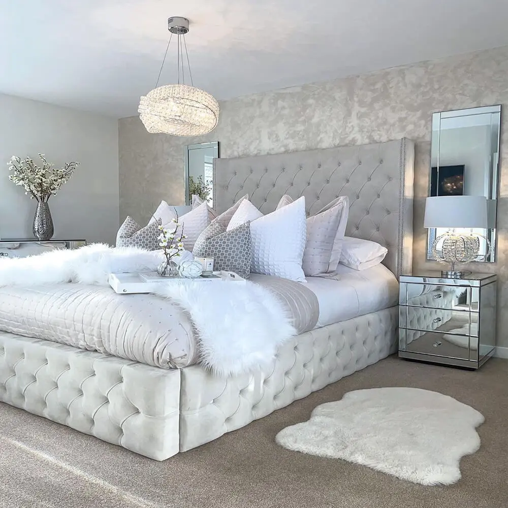 Pistachio Luxury Designer Bed Collection - Experience Opulence and Elegance